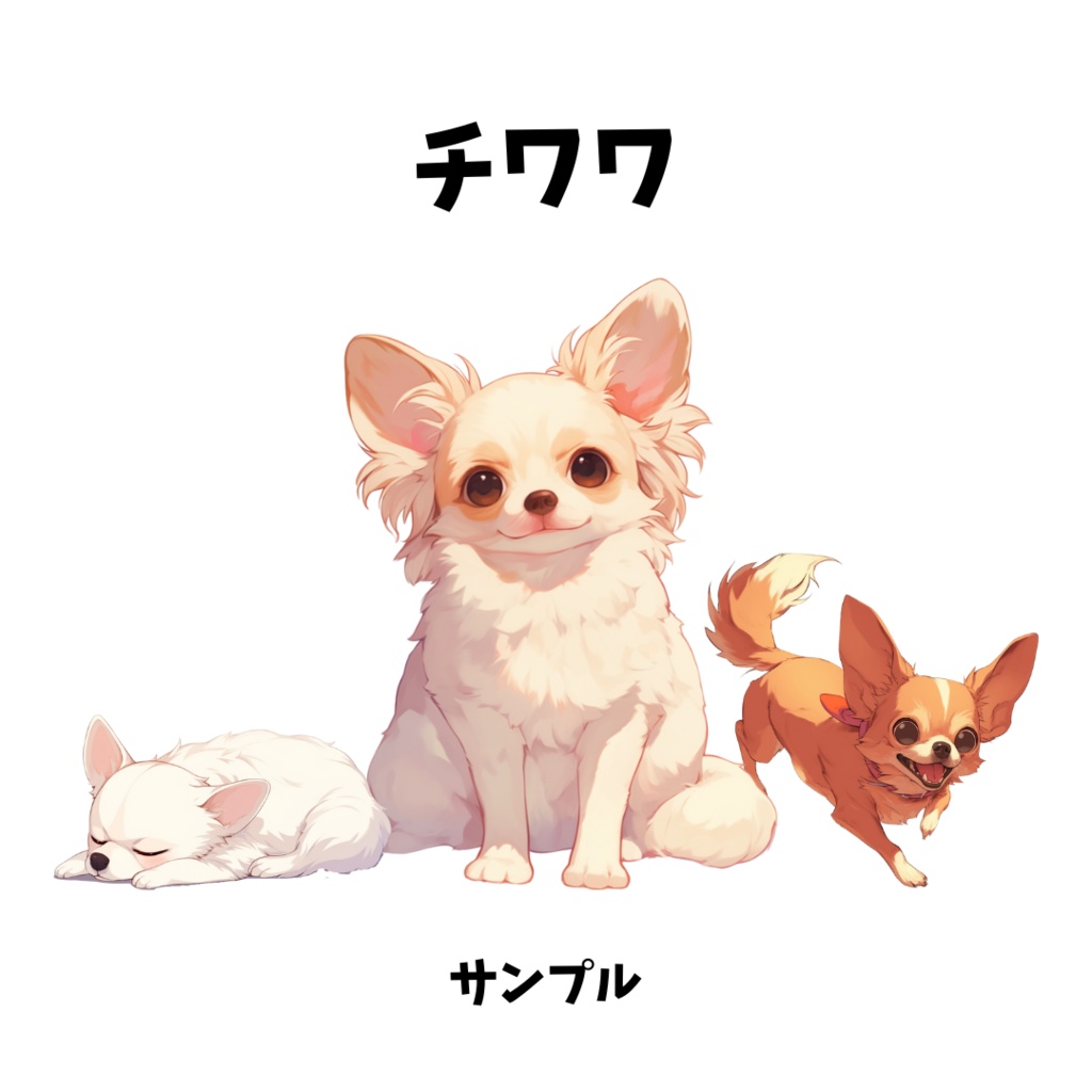 【透過素材】ワンちゃん(イタリアン・グレーハウンド、ポメラニアン、チワワ、トイプードル、シベリアンハスキー、ダックスフンド、ブルドッグ、ボーダーコリー、シェパード、ゴールデンレトリーバー、サモエド、柴犬【100枚】