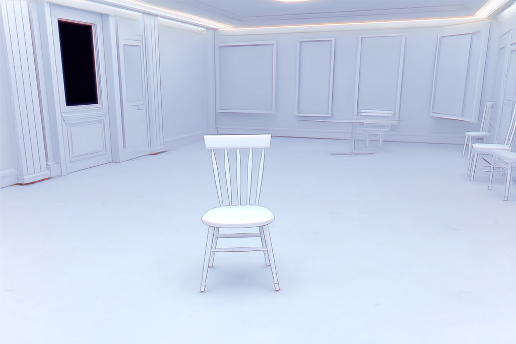 TRPG背景5月号【目が覚めたら白い部屋の背景】78枚:2025