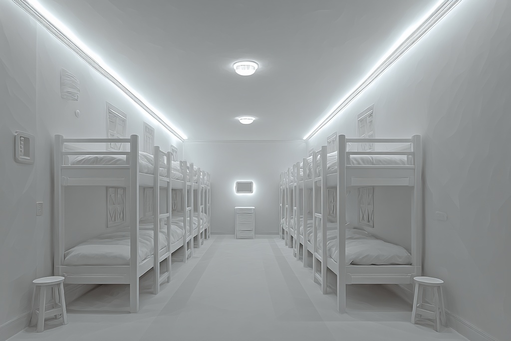 TRPG背景5月号【目が覚めたら白い部屋の背景】78枚:2025