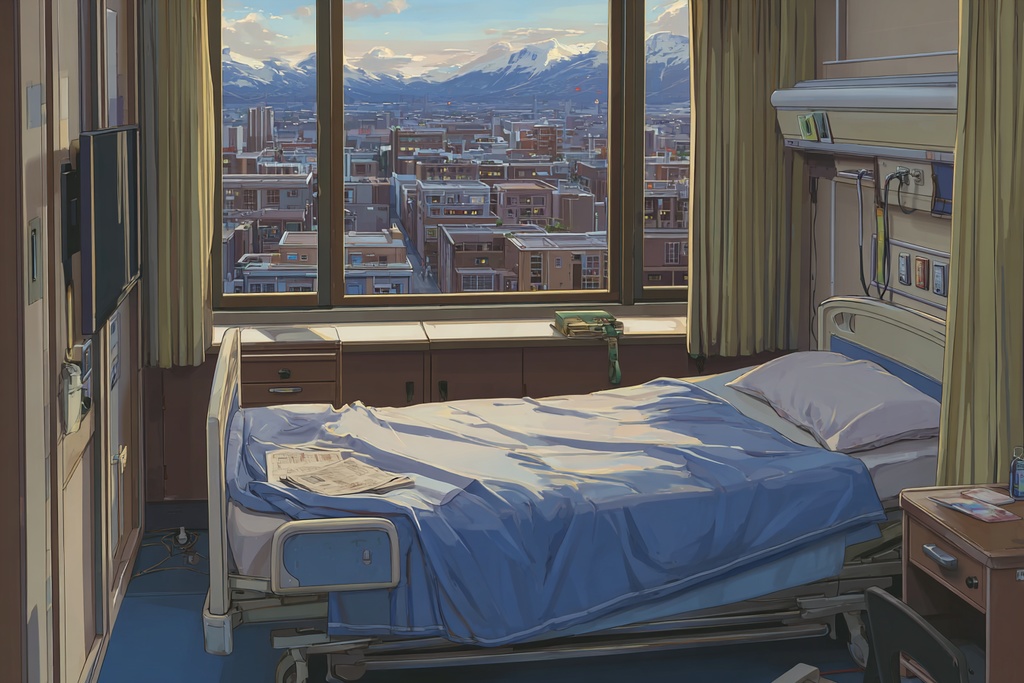 TRPG背景6月号【病院の背景】101枚:2025