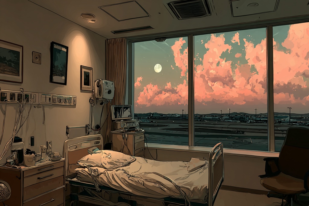 TRPG背景6月号【病院の背景】101枚:2025