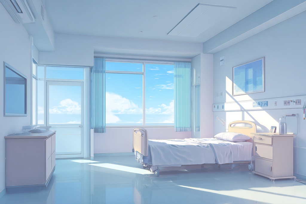 TRPG背景6月号【病院の背景】101枚:2025