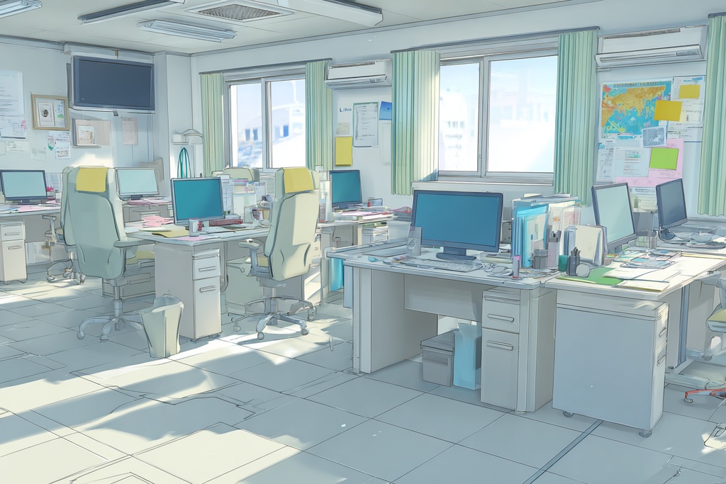 TRPG背景6月号【病院の背景】101枚:2025