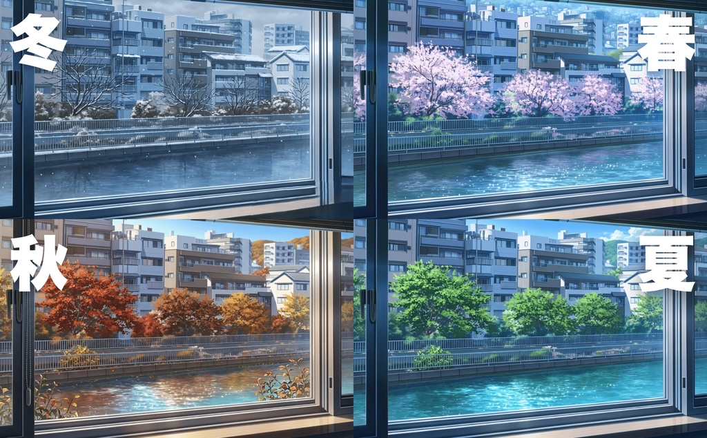 時間経過TRPG背景集【朝〜夜・雨の完全差分800枚】
