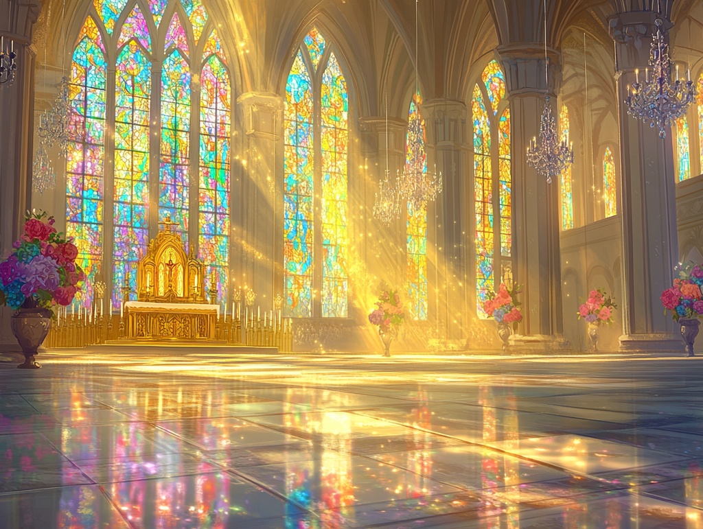 TRPG背景9月号【神秘的な教会】117枚2025