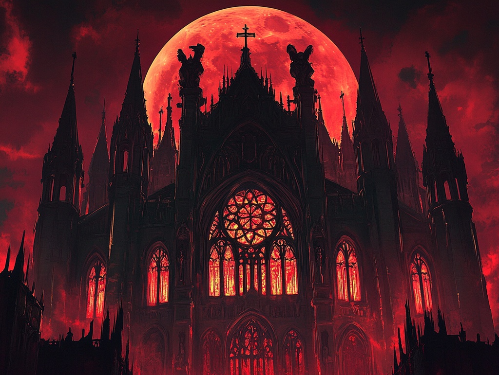 TRPG背景9月号【神秘的な教会】117枚2025