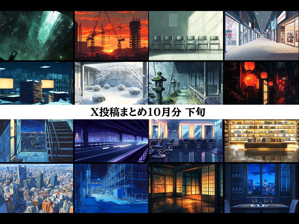 TRPG背景10月号下【現代施設 怪異編】102枚2025