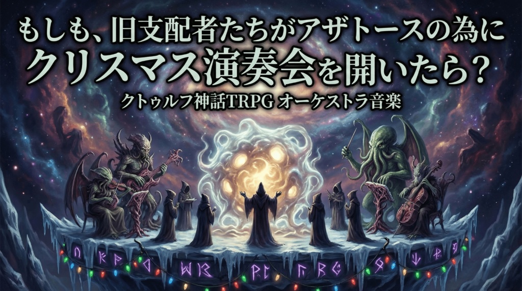 もしも、旧支配者たちがアザトースの為にクリスマス演奏会を開いたら? in 2025 SPLL:E190835