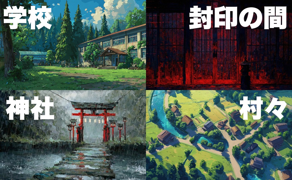 おいでよ!因習村!【120枚背景+BGM】