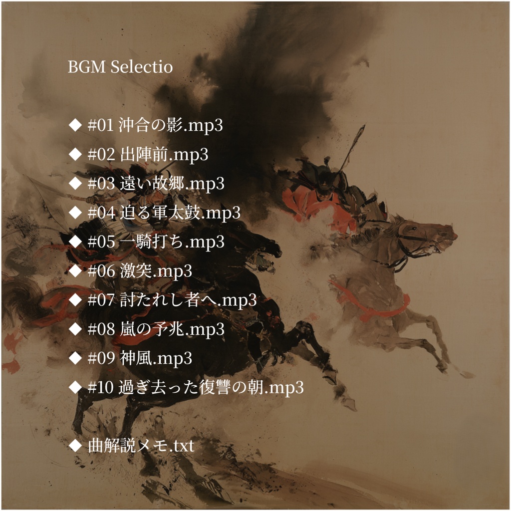 【商用フリーBGM集】2月アルバム | 神風の礫(Winter)