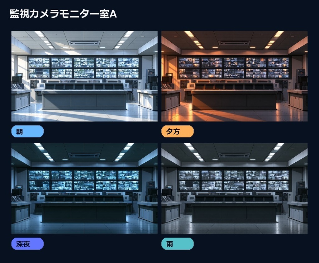 ゴリラ警察【刑事×警察をテーマに制作した背景画像】
