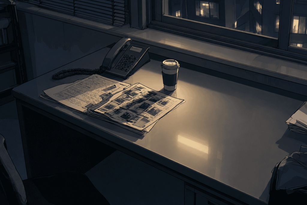 ゴリラ警察【刑事×警察をテーマに制作した背景画像】