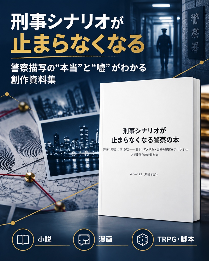 ゴリラ警察【刑事×警察をテーマに制作した背景画像】