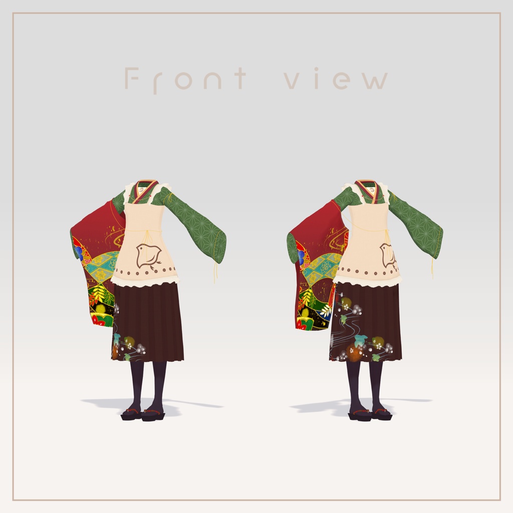 大正浪漫 - 豆ヒヨコ【YM Women S用衣装】