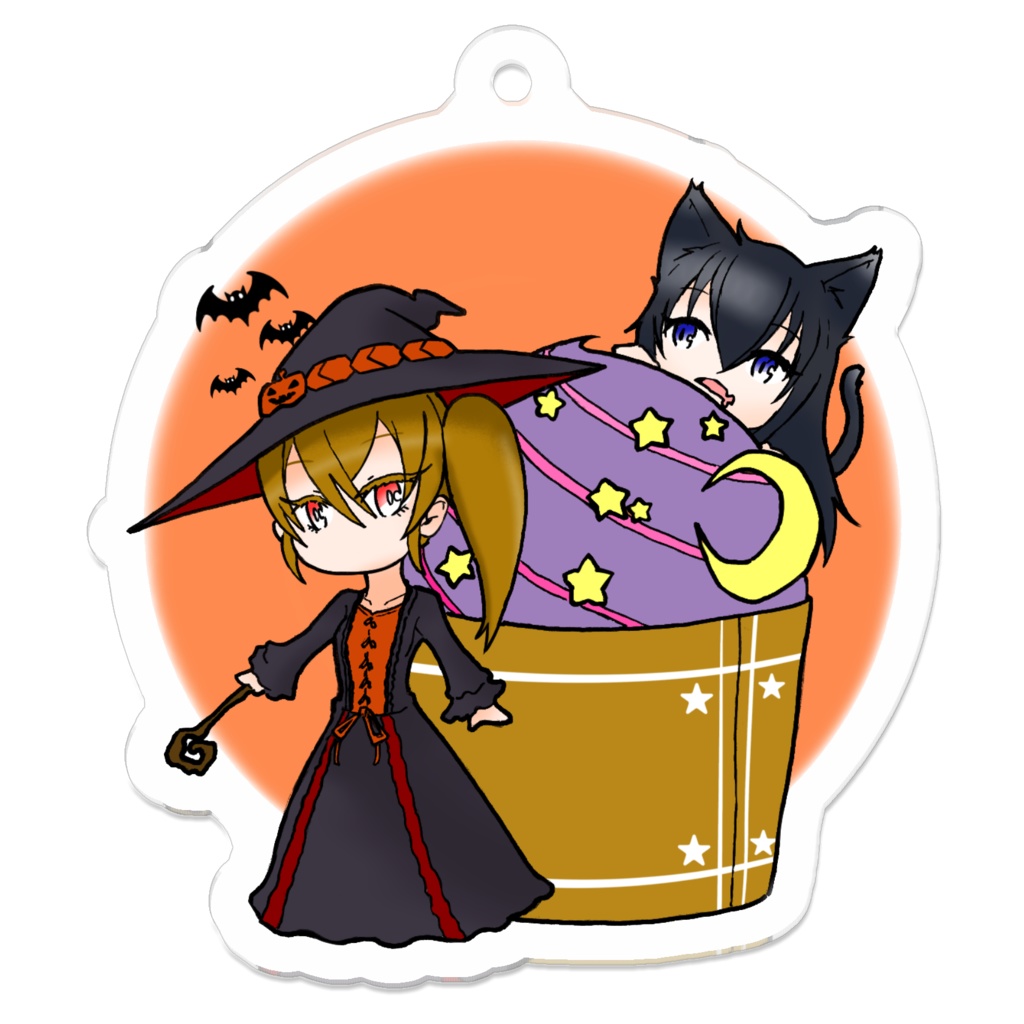 アクリルキーホルダー(セラヒナ ハロウィン.ver)