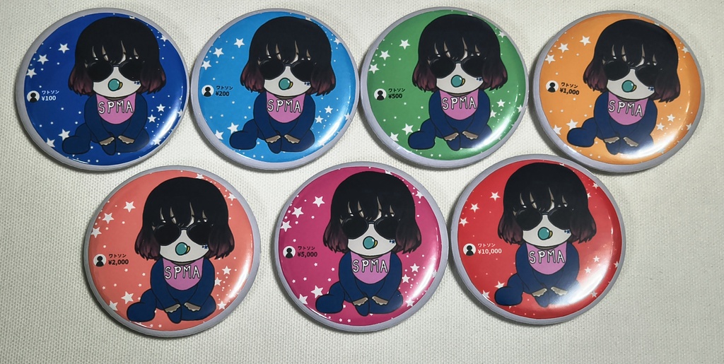 SPMA缶バッジ（単品）