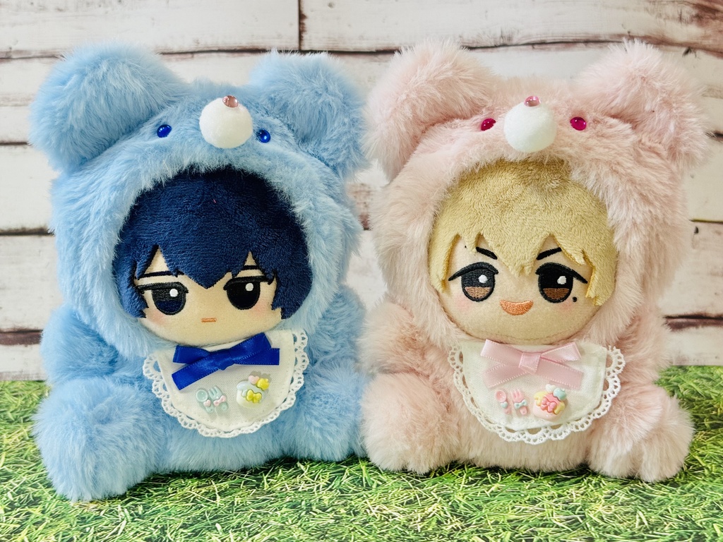 くまさん着ぐるみ(オレンジ、グリーン、グレー)