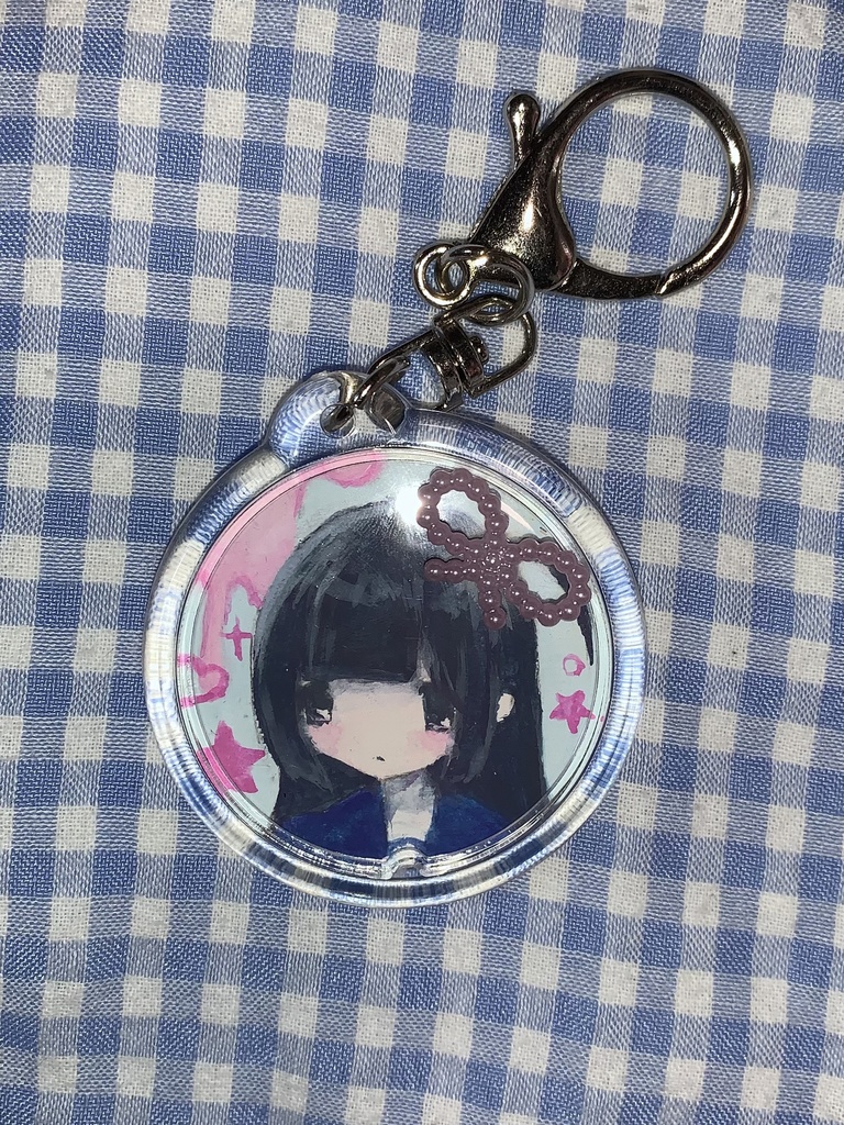原画キーホルダー おんなのこ