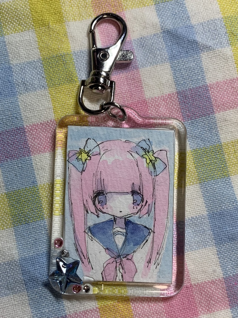原画キーホルダー ゆめかわ