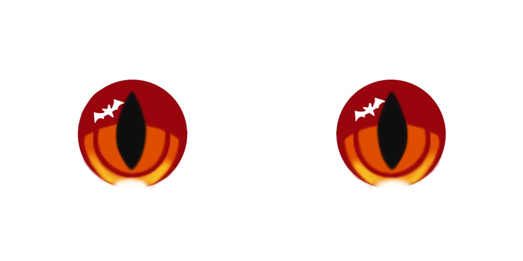 【VRoid】 Halloween Bat Eyes