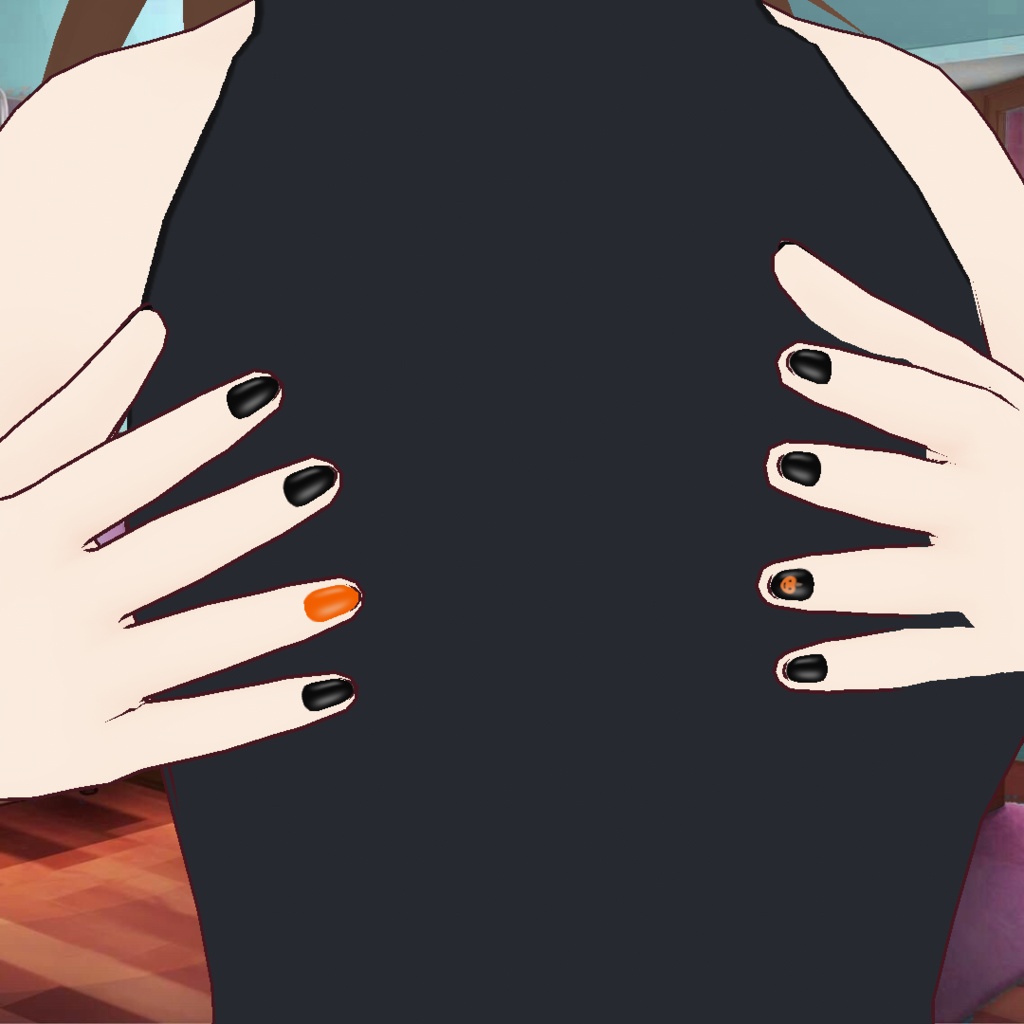 【VRoid】 Halloween Nail Collection - 3 Sets