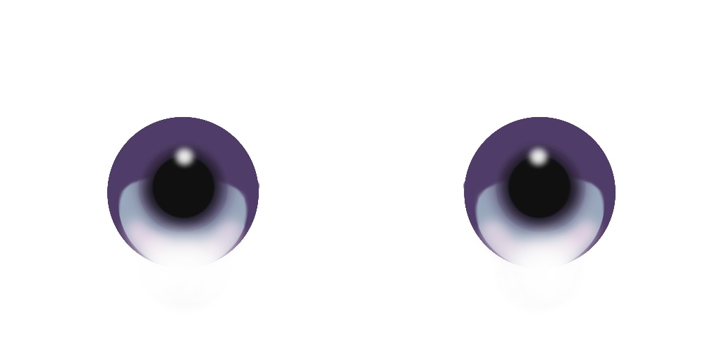 【VRoid】 Tricolored Eyes - Purple, Blue & Pink