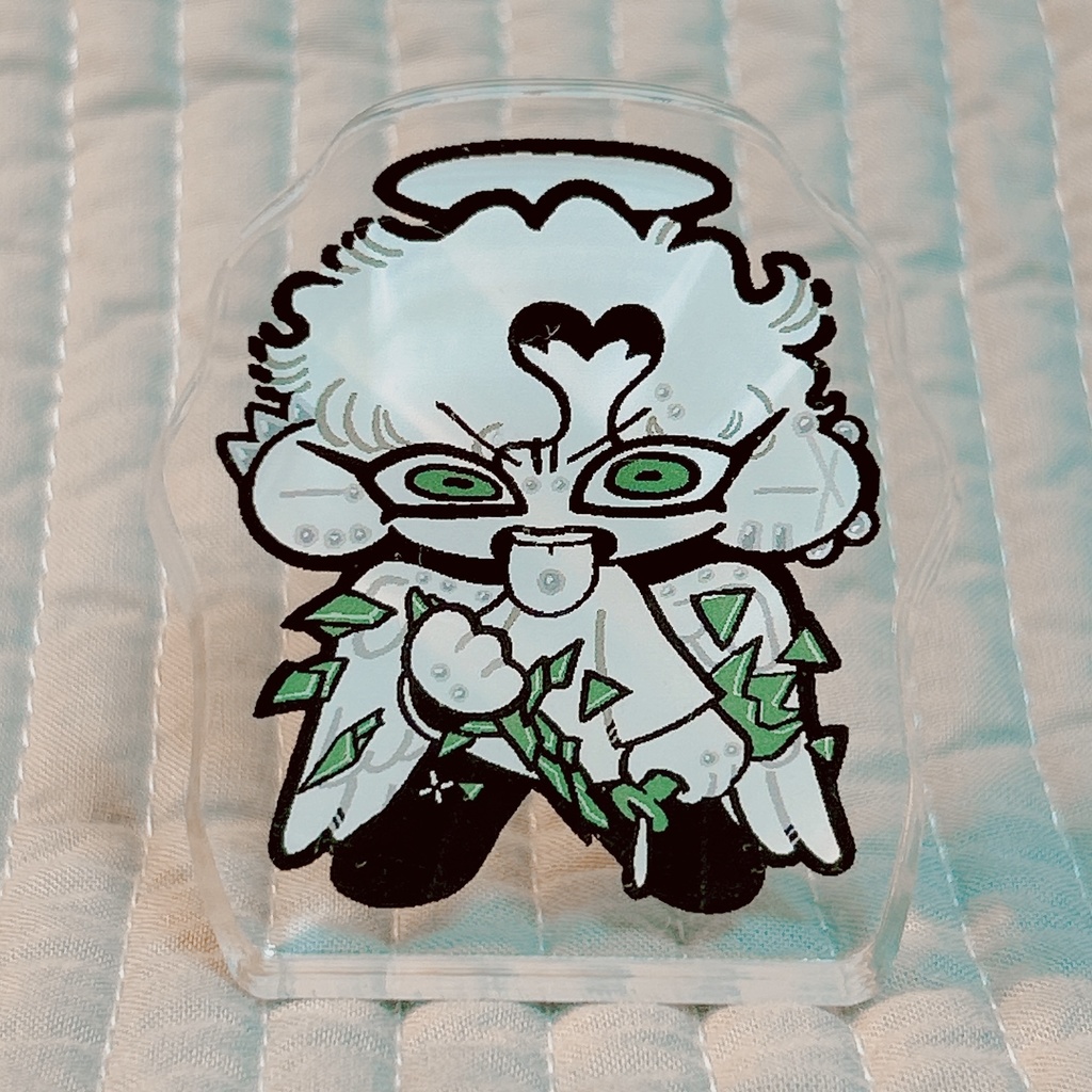 【創作】天使・白のアクリルブロック