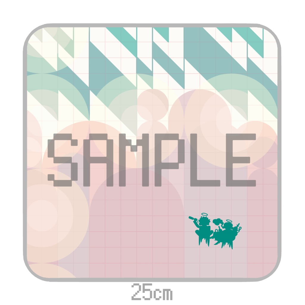 【創作】天国の風景のハンカチ