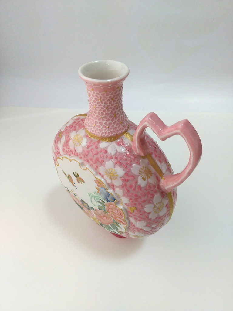 堆花彩洋酒瓶 -はるごこち-