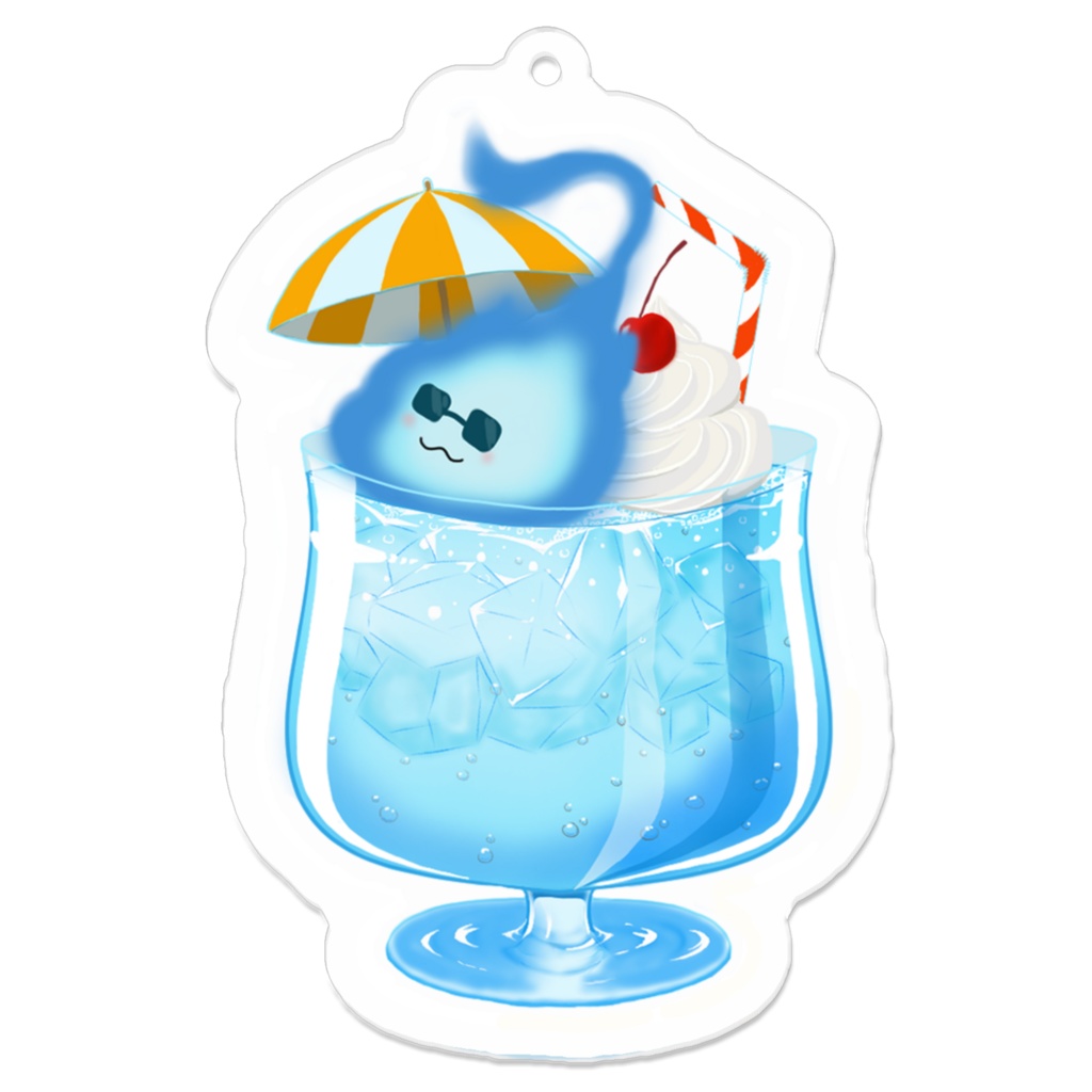 クリームソーダロクロちゃんアクキー
