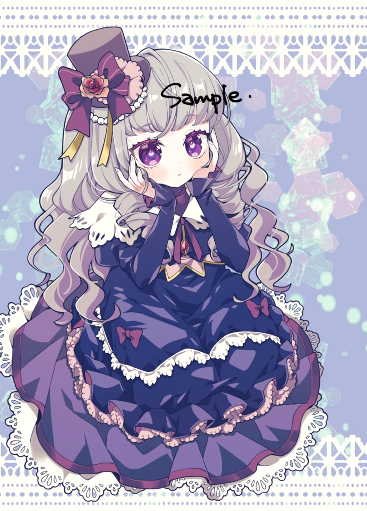 【¥400→¥300値下げしました】シルクハットの女の子イラスト本「SILKHAT SYNDROME」