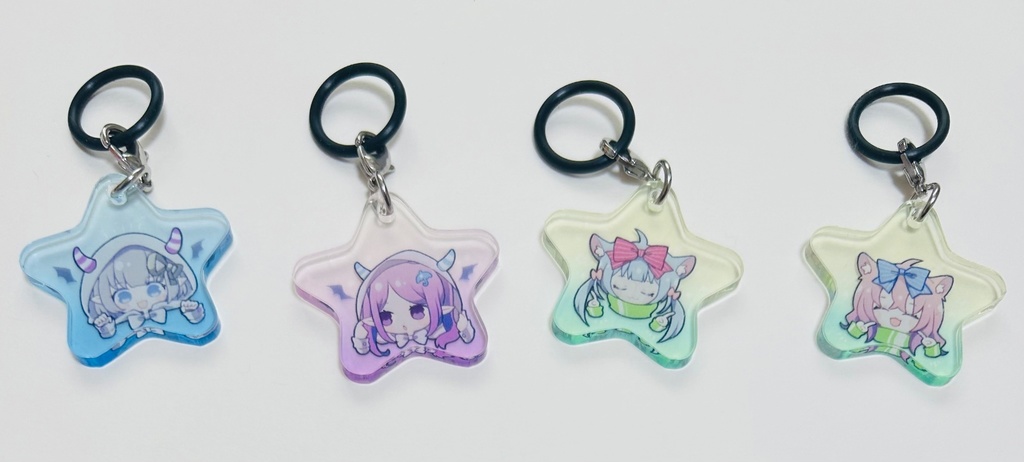うちのこ星型アクリルアンブレラマーカー②（マイちゃん）