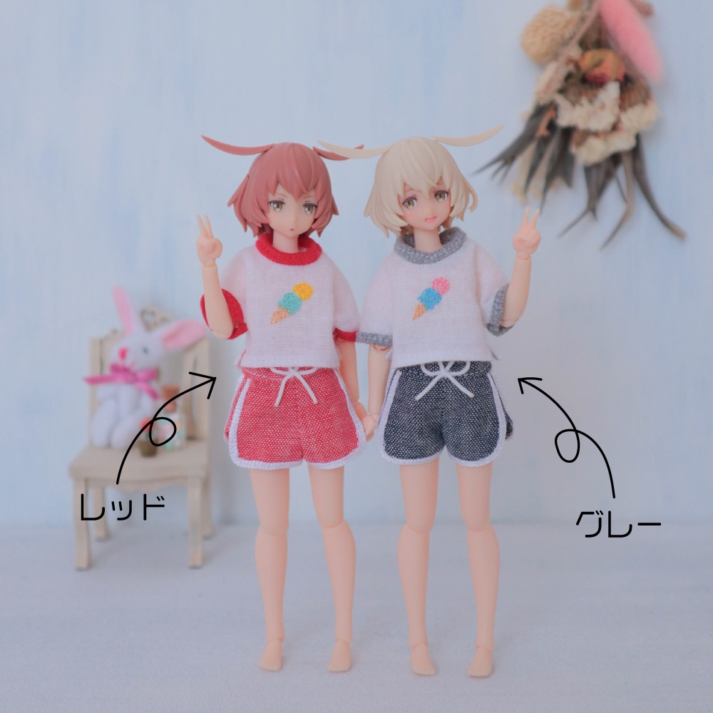 NO.88 アイスTシャツとショートパンツのセット(各2種)