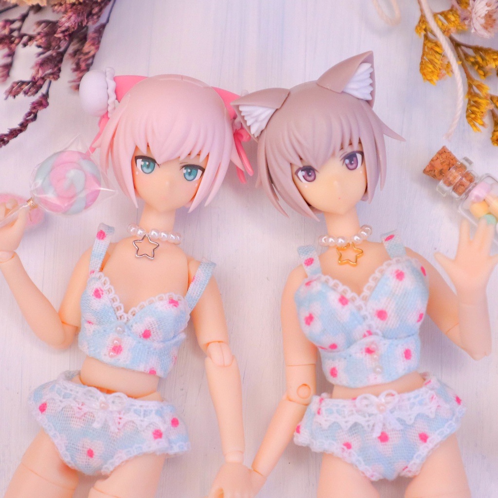 【1/12サイズ】小さなお花の下着【選べる２サイズ】