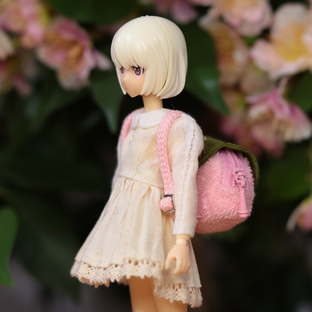 【1/12ドール】桜もちリュック【ぬい】