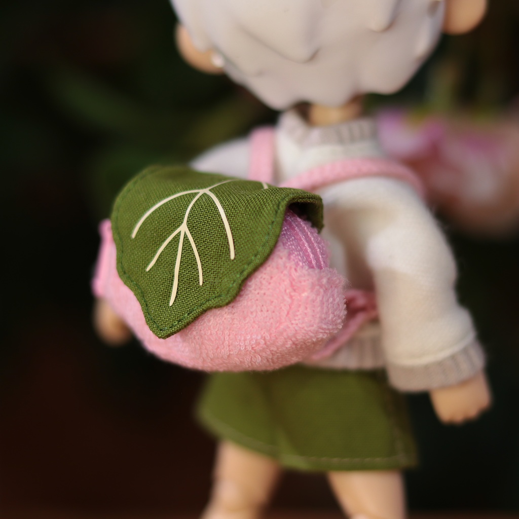 【1/12ドール】桜もちリュック【ぬい】