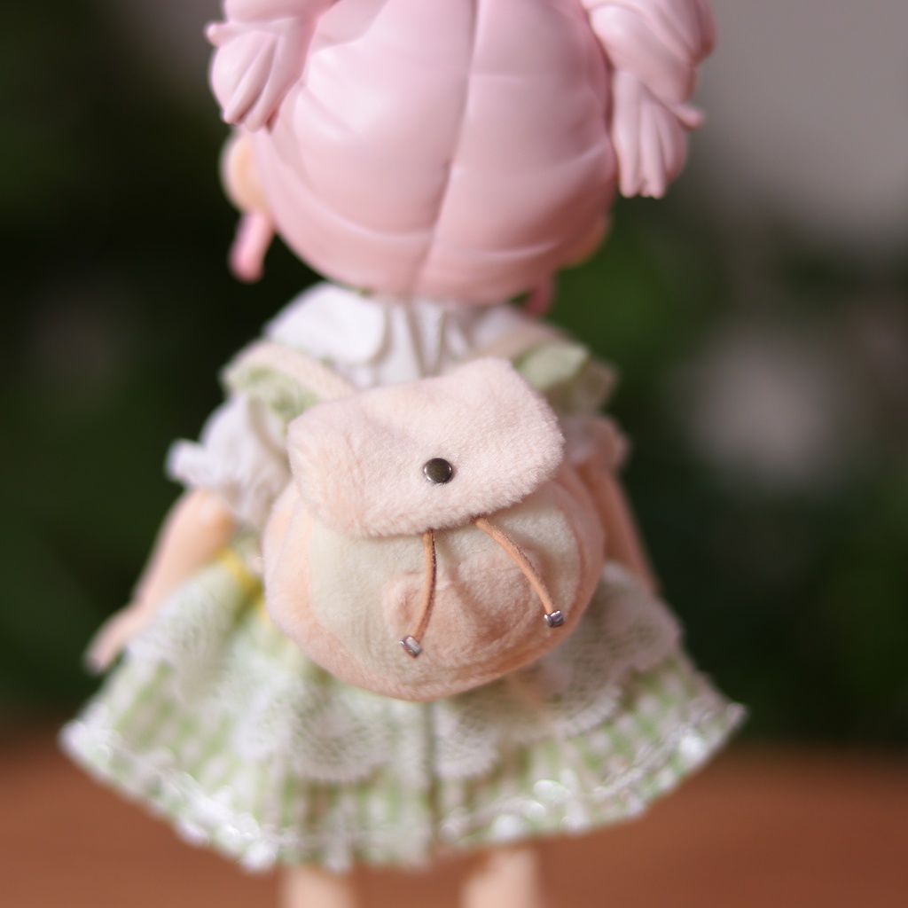 【各3色】もふもふポケットリュック【1/12ドール・ぬい】
