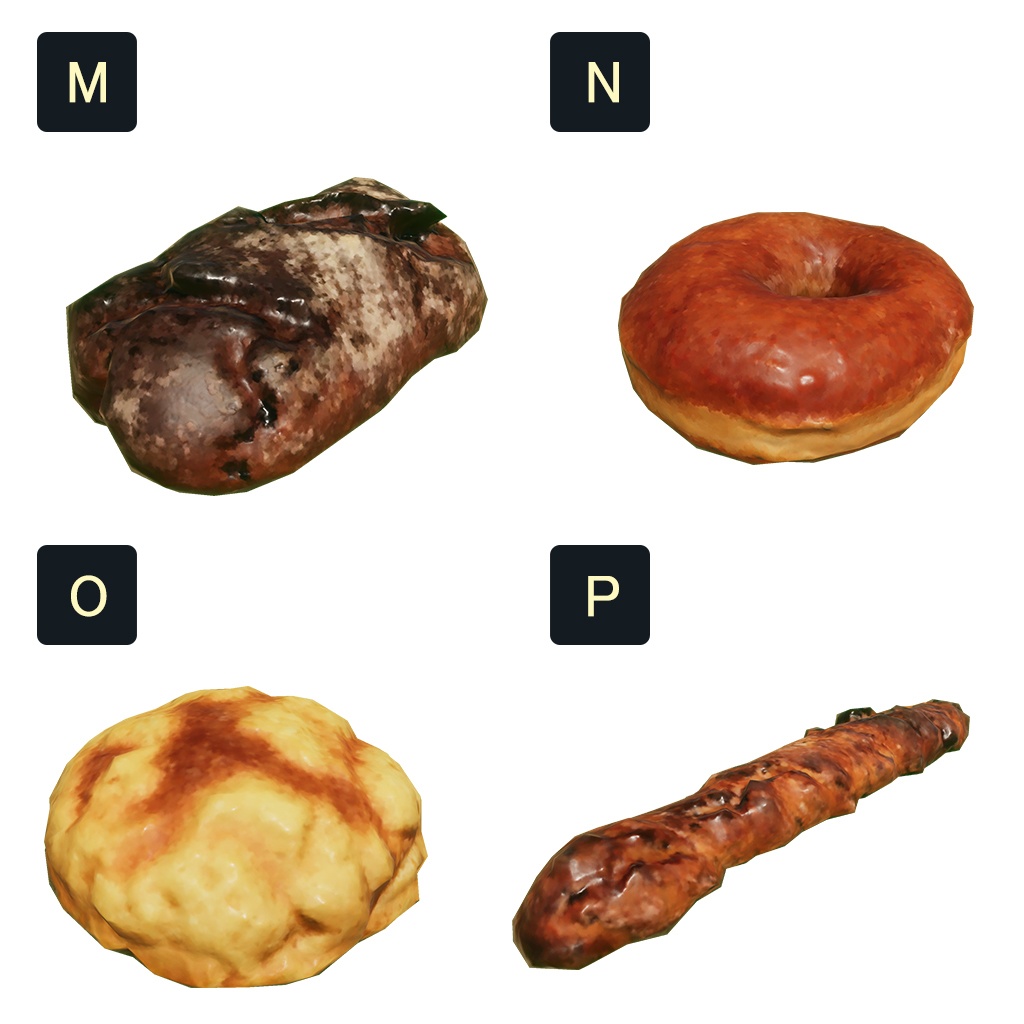 菓子パン全16種