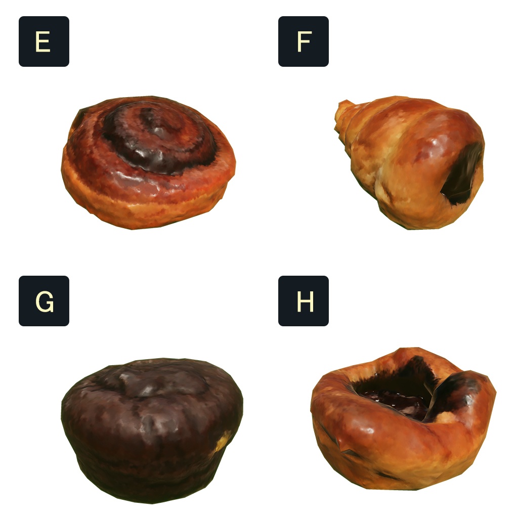 菓子パン全16種