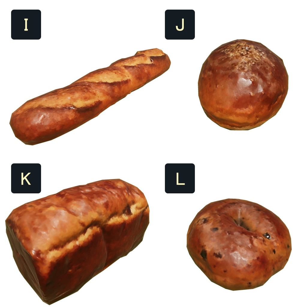 菓子パン全16種