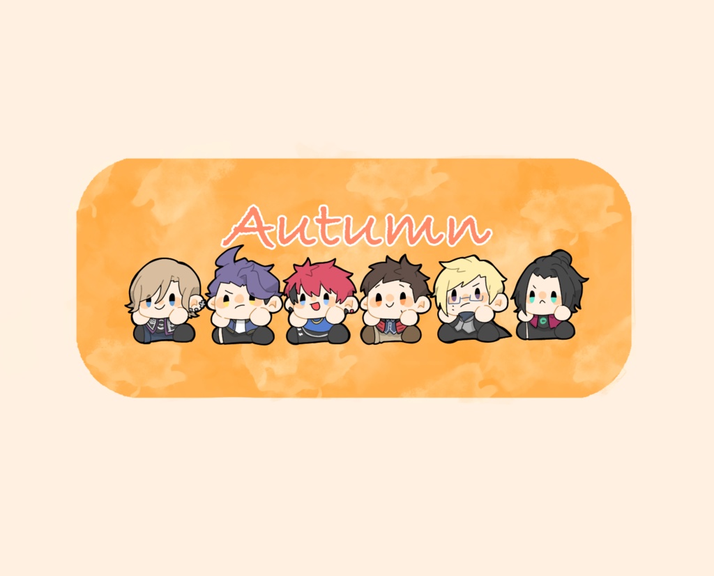 A3 秋組缶バッジ あんみつだんご Booth