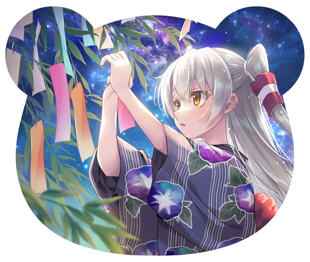 【C102 新刊セット】イラスト集『Summer Lovin'』8P冊子、クリアファイル、うちわ