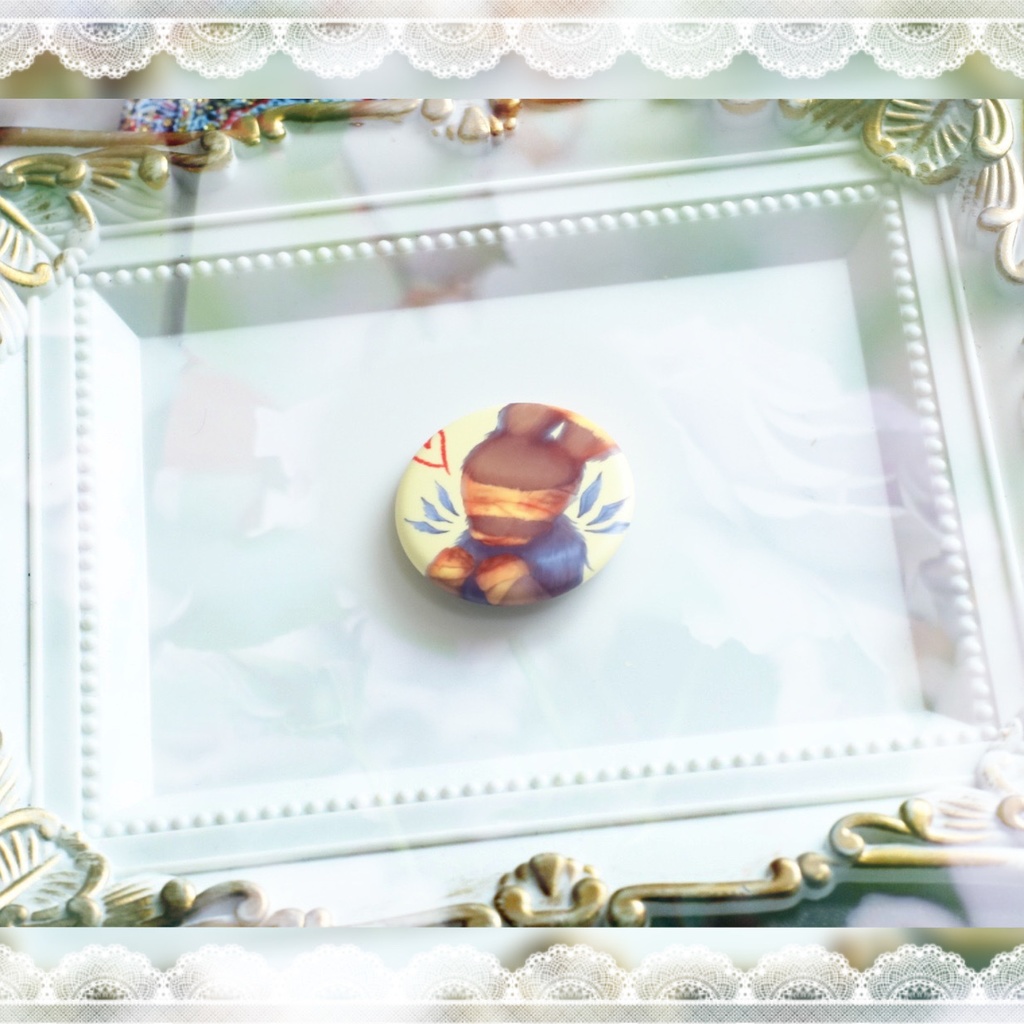 幻獣ステッカー2枚&缶バッジセット