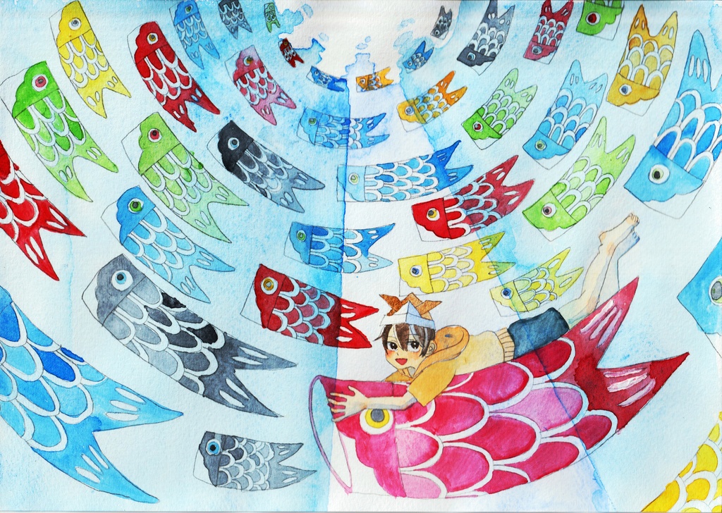 こいのぼりクリアファイルA5