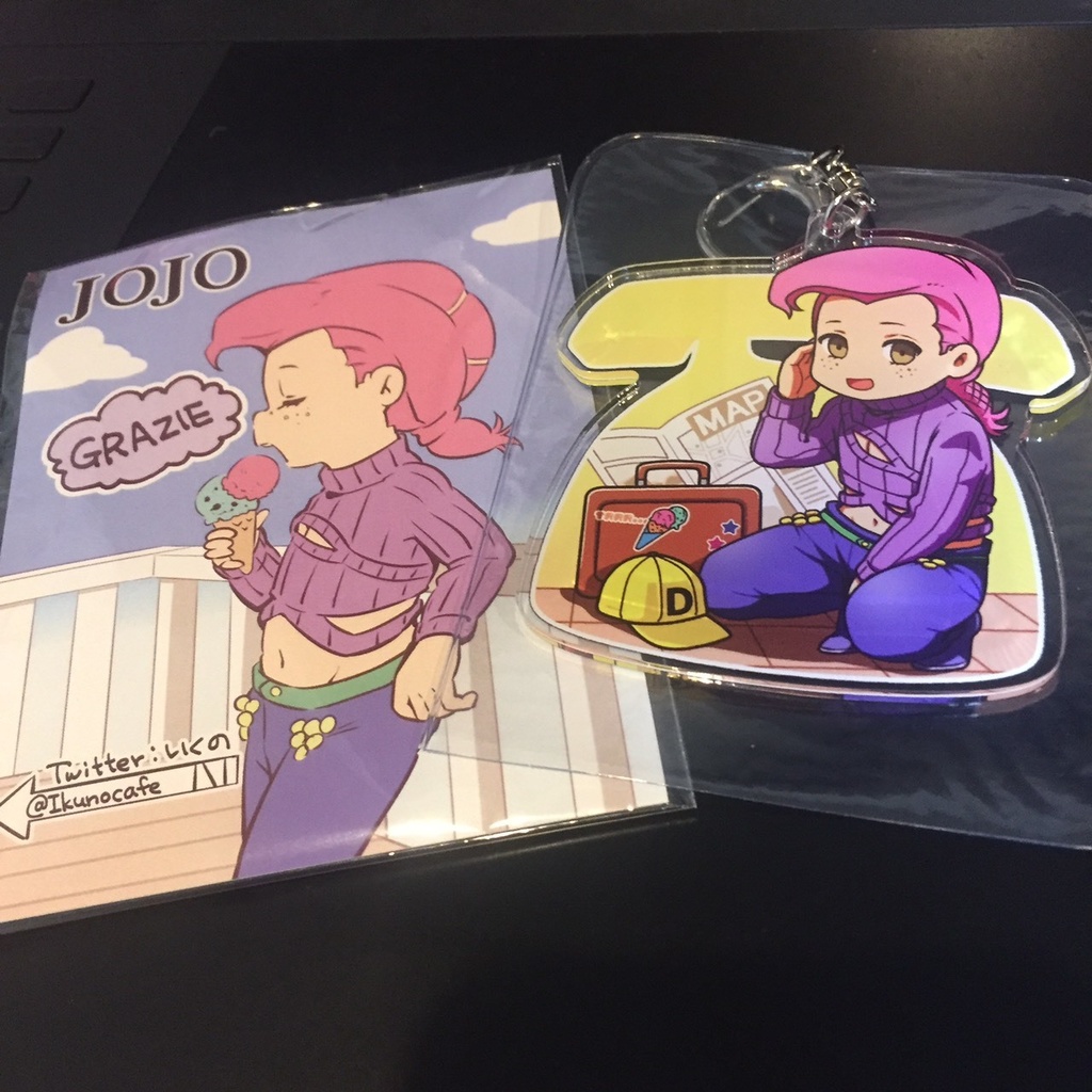 ジョジョの奇妙な冒険 黄金の風 ヴィネガー・ドッピオ 両面アクリルキーホルダー