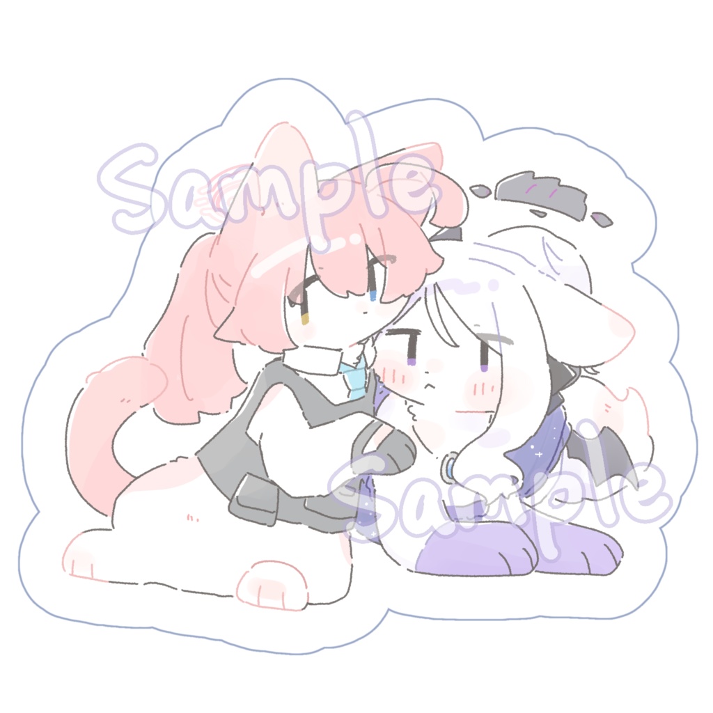 もふホシヒナ　ステッカー