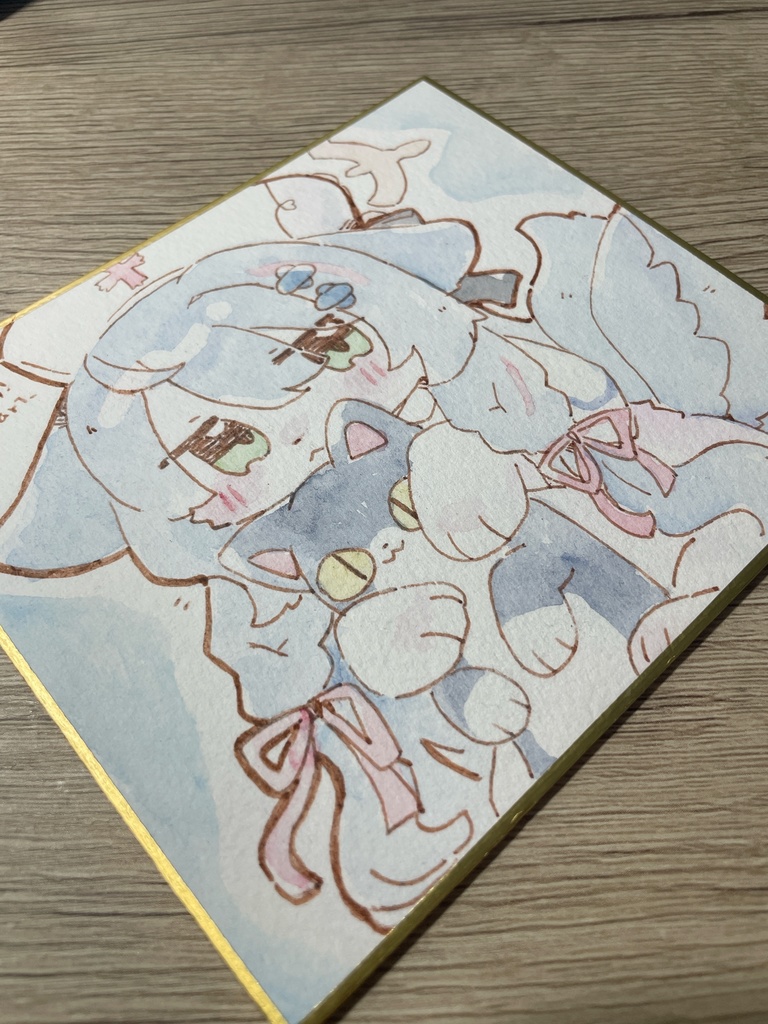 擬獣化ミネ　ミニ色紙