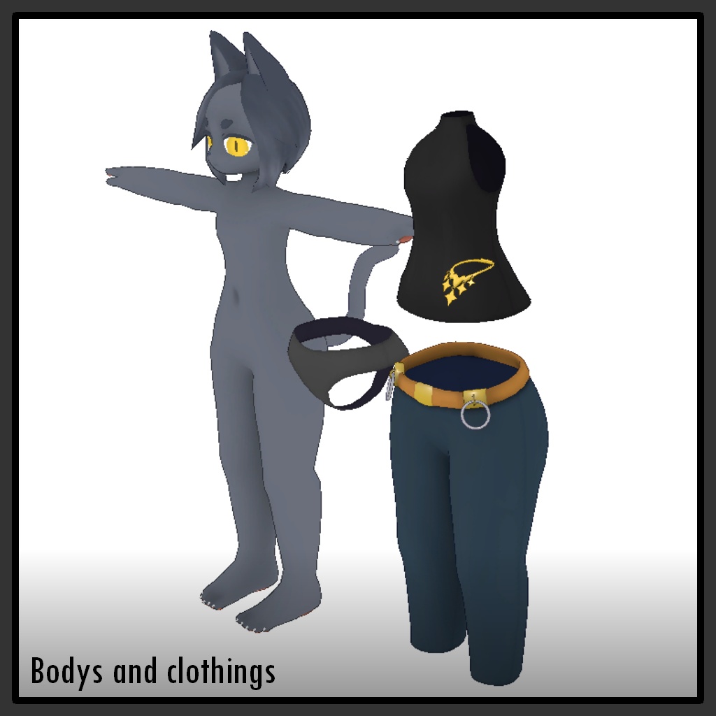 チャコール Charcoal 【オリジナル3Dモデル】