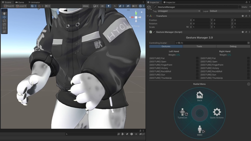 【灰島用】展開式ツメ