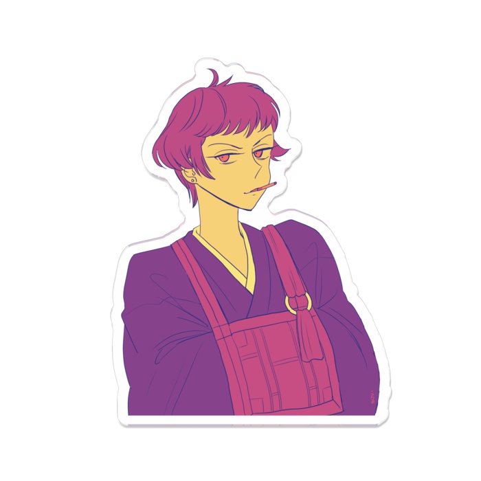 泣き虫シスターと強気尼のアクリルバッジ